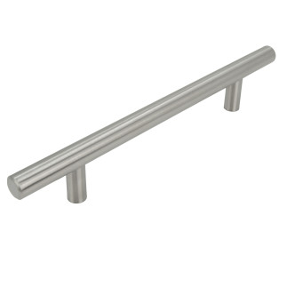 10 x Uchwyt meblowy Reling 128 mm srebrny