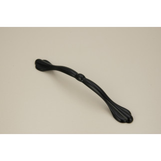 10 x Uchwyt meblowy czarny 128 mm metalowy