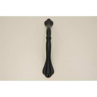 10 x Uchwyt meblowy czarny 128 mm metalowy