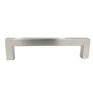 10 x Uchwyt meblowy klasyczny 128 mm srebrny