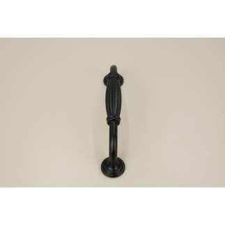 4 x Uchwyt meblowy czarny 96 mm metalowy