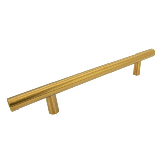 10 x Uchwyt meblowy Reling 128 mm złoty