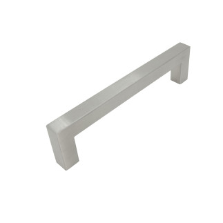 10 x Uchwyt meblowy klasyczny 128 mm srebrny