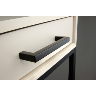 10 x Uchwyt meblowy klasyczny 128 mm czarny