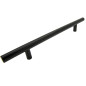 4 x Uchwyt meblowy Reling 160 mm czarny
