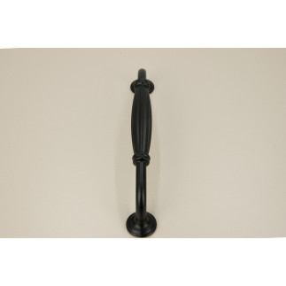 10 x Uchwyt meblowy czarny 128 mm metalowy