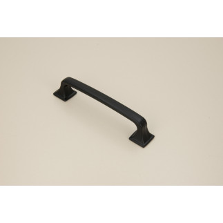 10 x Uchwyt meblowy czarny 96 mm metalowy