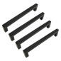 4 x Uchwyt meblowy klasyczny 192 mm czarny