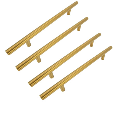 4 x Uchwyt meblowy Reling 192 mm złoty