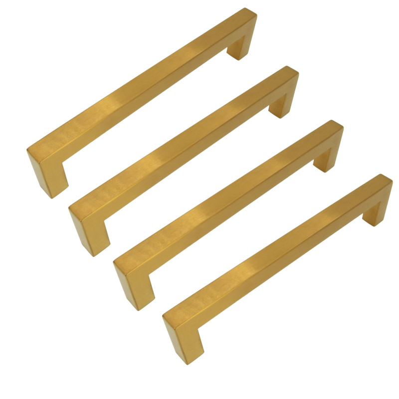 4 x Uchwyt meblowy klasyczny 192 mm złoty