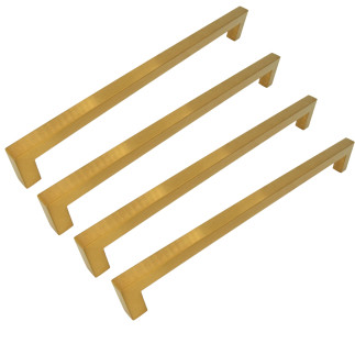 4 x Uchwyt meblowy klasyczny 256 mm złoty