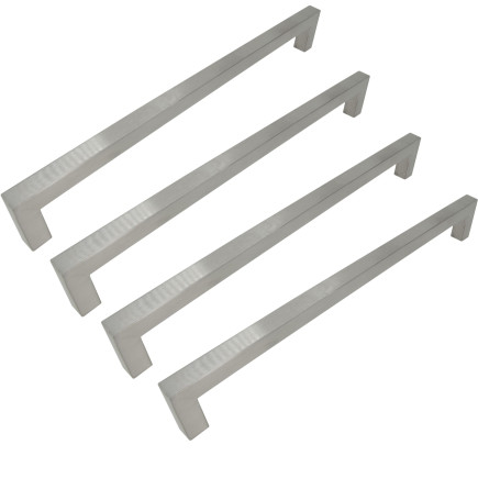 4 x Uchwyt meblowy klasyczny 320 mm srebrny