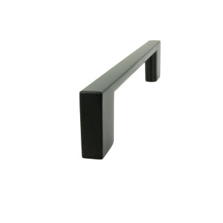 10 x Uchwyt meblowy czarny 128 mm metalowy