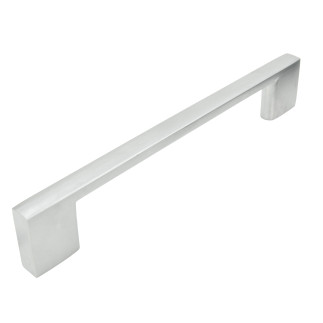 10 x Uchwyt meblowy srebrny 128 mm metalowy