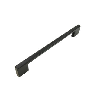 4 x Uchwyt meblowy czarny 160 mm metalowy