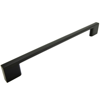 4 x Uchwyt meblowy czarny 192 mm metalowy