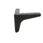Noga meblowa metalowa Kotwica czarny mat wysokość 10 cm Noga meblowa metalowa Kotwica czarny mat wysokość 10 cm