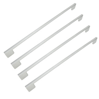 4 x Uchwyt meblowy srebrny 320 mm metalowy