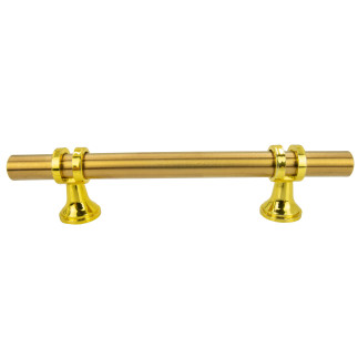 10 x Uchwyt meblowy reling Apollo 96 mm złoty