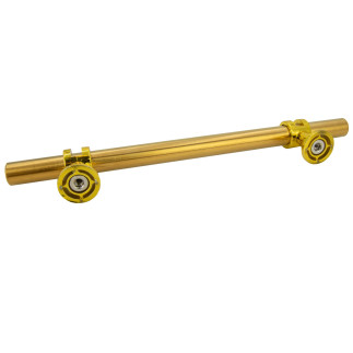 10 x Uchwyt meblowy reling Apollo 128 mm złoty