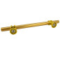 10 x Uchwyt meblowy reling Apollo 128 mm złoty