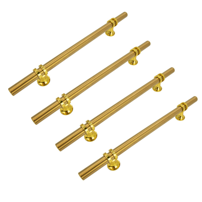 4 x Uchwyt meblowy reling Apollo 192 mm złoty 4 x Uchwyt meblowy reling Apollo 192 mm złoty