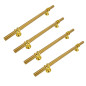 4 x Uchwyt meblowy reling Apollo 192 mm złoty 4 x Uchwyt meblowy reling Apollo 192 mm złoty