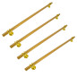 4 x Uchwyt meblowy reling Apollo 320 mm złoty