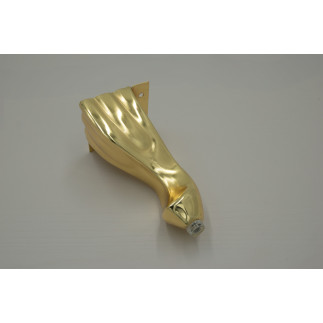 4 x Nóżka meblowa Ludwik złota wysokość 14,5 cm