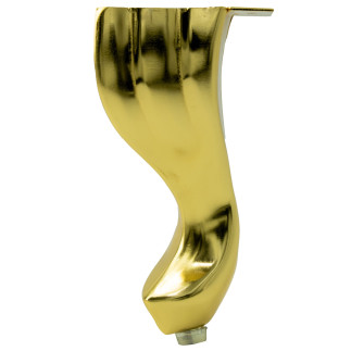 4 x Nóżka meblowa Ludwik złota wysokość 14,5 cm