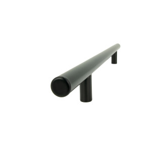 4 x Uchwyt meblowy Reling 224 mm czarny Metalowy uchwyt do szafek szuflad