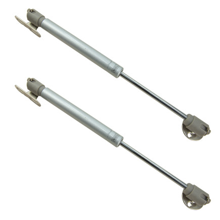 Zestaw 2 podnośników meblowych 100N siłownik gazowy do frontów meblowych