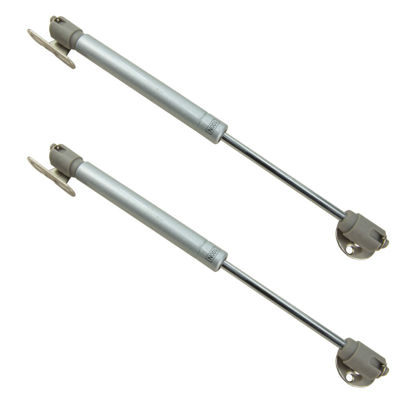 Zestaw 2 podnośników meblowych 120N siłownik gazowy do frontów meblowych Zestaw 2 podnośników meblowych 120N siłownik gazowy do frontów meblowych