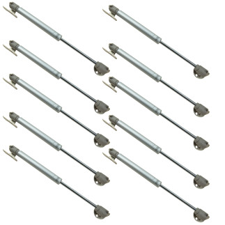 Zestaw 10 podnośników meblowych 60N siłownik gazowy do frontów meblowych