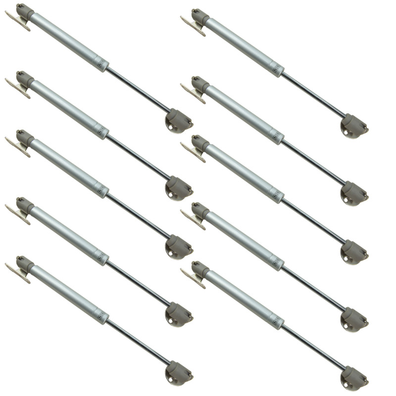 Zestaw 10 podnośników meblowych 60N siłownik gazowy do frontów meblowych Zestaw 10 podnośników meblowych 60N siłownik gazowy do frontów meblowych