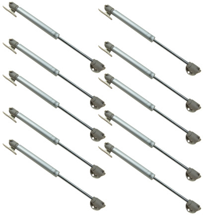 Zestaw 10 podnośników meblowych 60N siłownik gazowy do frontów meblowych