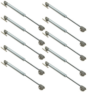 Zestaw 10 podnośników meblowych 120N siłownik gazowy do frontów meblowych