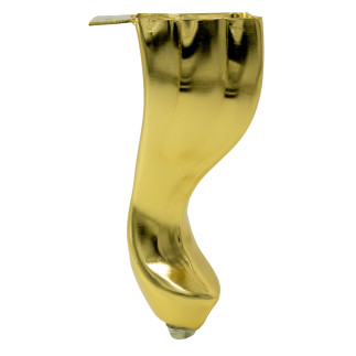 Nóżka meblowa Ludwik złota wysokość 14,5 cm