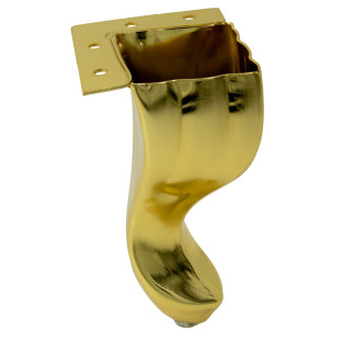 Nóżka meblowa Ludwik złota wysokość 14,5 cm