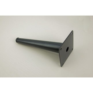 Noga meblowa Szpilka skośna czarny mat  18 cm