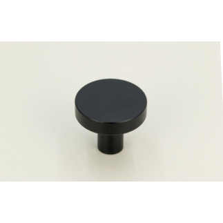 4 x Gałka meblowa okrągła metalowa czarna