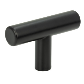 4 x Gałka meblowa reling metalowa czarna nowoczesna