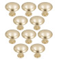 10 x Gałka meblowa okrągła metalowa złota 10 x Gałka meblowa okrągła metalowa złota