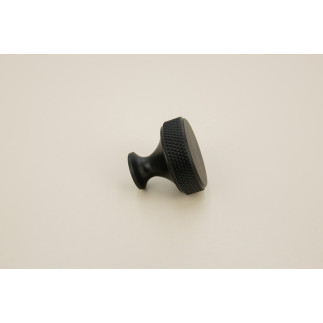 10 x Gałka meblowa okrągła metalowa czarna