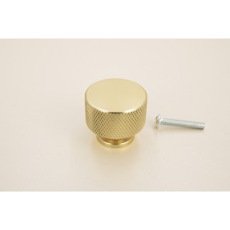 10 x Gałka meblowa okrągła metalowa Złota