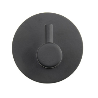 4 x Wieszak łazienkowy ścienny samoprzylepny czarny metalowy