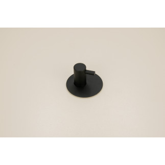 4 x Wieszak łazienkowy ścienny samoprzylepny czarny metalowy