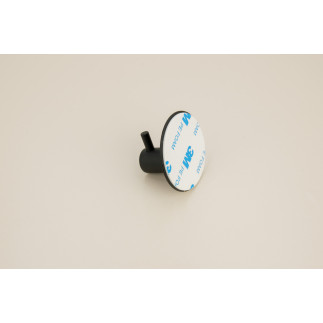 10 x Wieszak łazienkowy ścienny samoprzylepny czarny metalowy