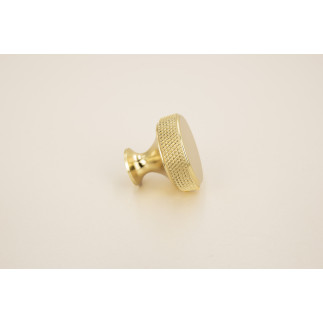 Gałka meblowa okrągła metalowa złota