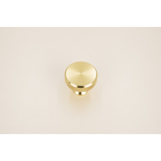 Gałka meblowa okrągła metalowa złota